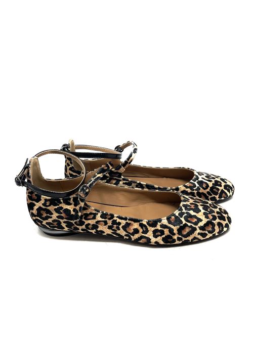 Ballerina donna leopardata con cinturini IL LACCIO Il laccio
